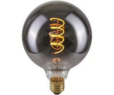 Italux 4W LED lemputė, G125, E27, dūmų sp., 2200K, dimeriuojama