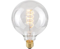 Italux 4W LED lemputė, G125, E27, skaidri, 2200K, dimeriuojama