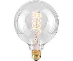 Italux 4W LED lemputė, G125, E27, skaidri, 2200K, dimeriuojama