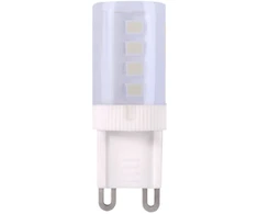 4W LED lemputė, G9, balta, 3000K, dimeriuojama