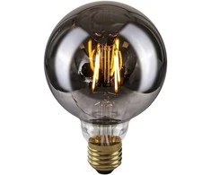 Italux 4W LED lemputė, G95, E27, dūmų sp., 2200K, dimeriuojama