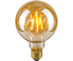 Italux 4W LED lemputė, G95, E27, gintaro sp., 2200K, dimeriuojama