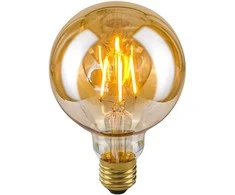 Italux 4W LED lemputė, G95, E27, gintaro sp., 2200K, dimeriuojama