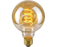 Italux 4W LED lemputė, G95, E27, gintaro sp., 2200K, dimeriuojama