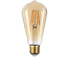 4W LED lemputė OPTONICA ST64, E27, 2500K