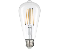 4W LED lemputė, skaidri, E27, 6500K