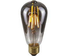 Italux 4W LED lemputė, ST64, E27, dūmų sp., 2200K, dimeriuojama