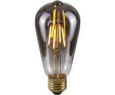 Italux 4W LED lemputė, ST64, E27, dūmų sp., 2200K, dimeriuojama