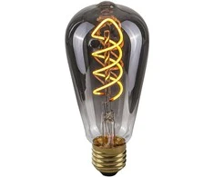 Italux 4W LED lemputė, ST64, E27, dūmų sp., 2200K, dimeriuojama