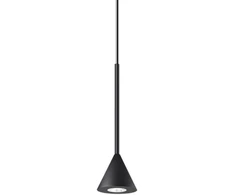 Ideal Lux 4W LED pakabinamas šviestuvas ARCHIMEDE, juodas, 3000K, 328348