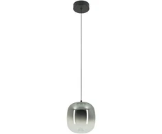 4W LED pakabinamas šviestuvas, juodos/dūmų sp., 3000K, 2610