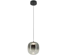 4W LED pakabinamas šviestuvas, juodos/dūmų sp., 3000K, 2610