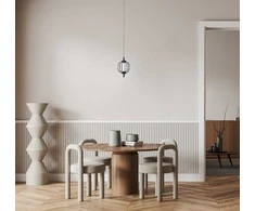 4W LED pakabinamas šviestuvas PEDRO, juodas, 3000K