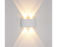 Sieninis šviestuvas Italux 4W LED sieninis fasado šviestuvas GILBERTO, baltas, 3000K