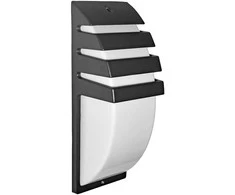 Sieninis šviestuvas 4W LED sieninis fasado šviestuvas MONA, juodas, 4000K