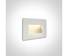 4W LED sieninis šviestuvas, baltas, 3000K, 68076/W/W