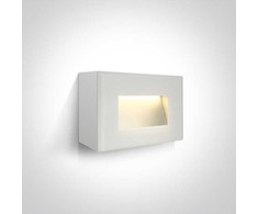 4W LED sieninis šviestuvas, baltas, 3000K, 67076/W/W