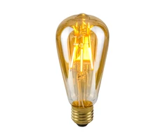 4W retro stiliaus LED lemputė ITALUX ST64, 2200K, E27, gintaro spalvos