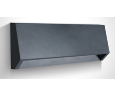 4W sieninis lauko šviestuvas, antracito sp., 3000K, IP65, 67386C/AN/W