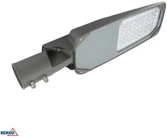 Bemko 50W LED gatvės šviestuvas JAGER, pilkas, 6000K, IP66