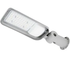 Bemko 50W LED gatvės šviestuvas JAZMIN, šviesiai pilkas, 4000K, IP65, 140°x70°