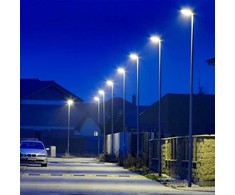 V-tac 50W LED gatvės šviestuvas, juodas, 6500K