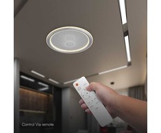 50W LED lubinis šviestuvas, pilkas, 3000-6500K, dimeriuojamas