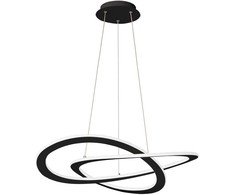 50W LED pakabinamas šviestuvas CHARLIE, juodas, 3000K, 4235800
