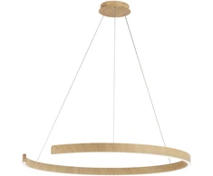 50W LED pakabinamas šviestuvas NAVEL, medžio sp., CCT