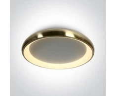Lubinis šviestuvas Bikuvalt 50W LED paviršinis šviestuvas, matinės žalvario sp., 3000K, IP20, 62144N/BBS/W