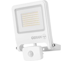 50W LED prožektorius ENDURA, baltas, 3000K, su judesio davikliu, IP44