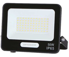 50W LED prožektorius, juodas, 3000K