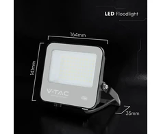 50W LED prožektorius, juodu korpusu, 6500K, CREE LED chip