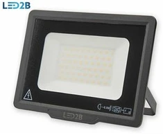 Bikuva.lt 50W LED prožektorius MH, juodas, 4000K