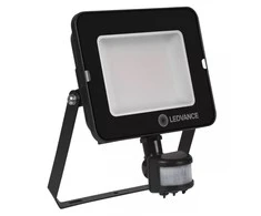 Ledvance 50W LED prožektorius su judesio davikliu, 4000K, IP65, juodas