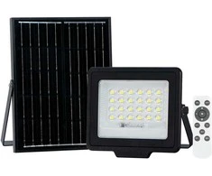 50W LED prožektorius su saulės baterija NORLA, juodas, 4000K