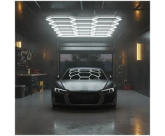 513W LED lubinis šviestuvas HEXLINE 300x516cm, baltas, 4000K