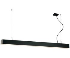 51W LED linijinis pakabinamas šviestuvas STATION ULTRA, juodas, 3000K, 198cm, dimeriuojamas, 3911-00198-3-B-D1
