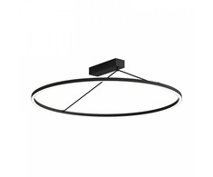 51W LED lubinis šviestuvas, juodas, 3000K, dimeriuojamas, 78cm, 2563