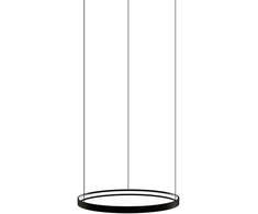 52W LED pakabinamas šviestuvas - modulis LOOP, juodas, 2700/3000K, C3997070N