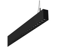54W LED linijinis paviršinis/pakabinamas šviestuvas FX35-P, juodas, 3000K