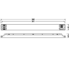 Ledvance 54W LED maitinimo šaltinis, DALI, 350…600 mA