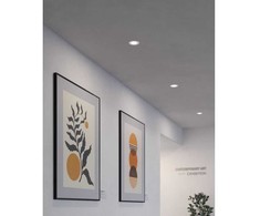 5,5W LED įleidžiama panelė FUEVA, balta, 3000K, 11,7cm