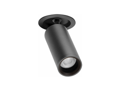 5,5W LED įleidžiamo montavimo šviestuvas FIT RECESSED, juodas, 2700K, 20°