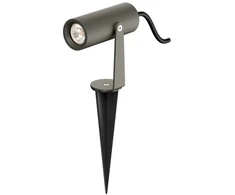 5,5W LED įsmeigiamas lauko šviestuvas SKIP FLOOD, pilkas, 3000K, 35°, IP65, DALI