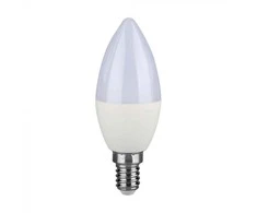 5,5W LED lemputė, žvakės formos, E14, 3000K, SAMSUNG LED chip, dimeriuojama