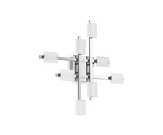 Pakabinamas šviestuvas Ideal Lux 56W ceiling lamp with 8 lights MIKADO, 3000K, chrome