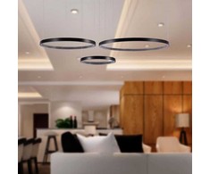 V-tac 57W LED pakabinamas šviestuvas, juodas, 3000K