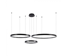 V-tac 57W LED pakabinamas šviestuvas, juodas, 3000K