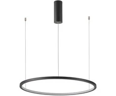 Italux 58W LED pakabinamas šviestuvas VINOLA, juodas, 3000/4000K